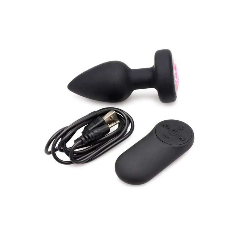 XR BRANDS BOOTY SPARKS 28X GEM PLUG W/ CONTROL