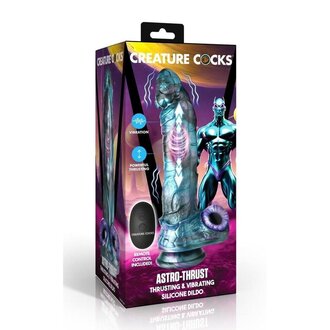 XR BRANDS CREATURE COCKS ASTRO VIBRATING DILDO