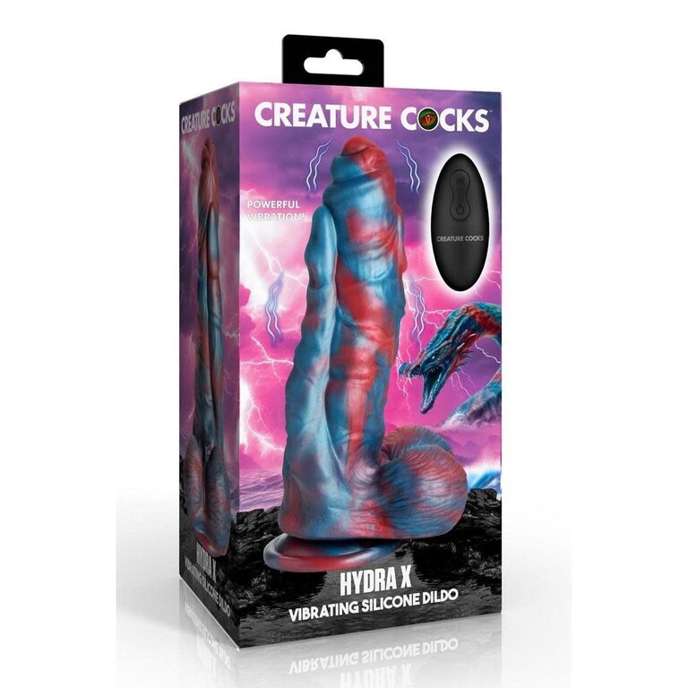 XR BRANDS CREATURE COCK HYDRA VIBRATING DILDO