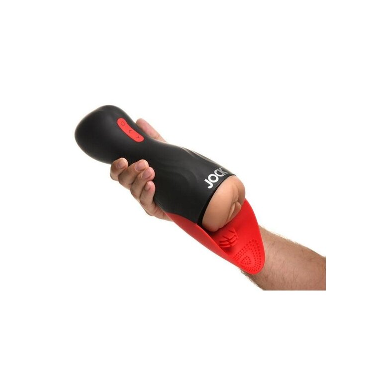 JOCK JOCK SUCKING & VIBRATING MASTURBATOR