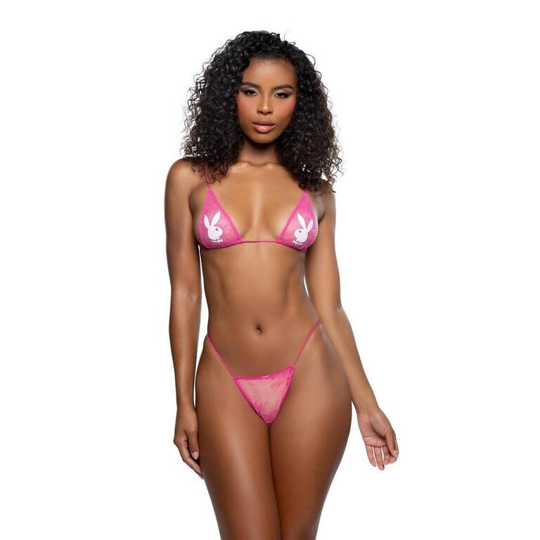 ROMA PLAYBOY DUELING BUNNY BIKINI PNK