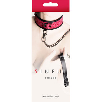 NS NOVELTIES SINFUL 2IN COLLAR PINK
