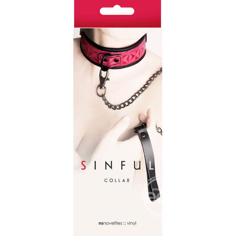 NS NOVELTIES SINFUL 2IN COLLAR PINK
