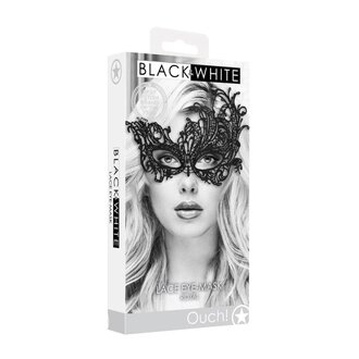 SHOTS AMERICA B&W LACE EYE MASK ROYAL