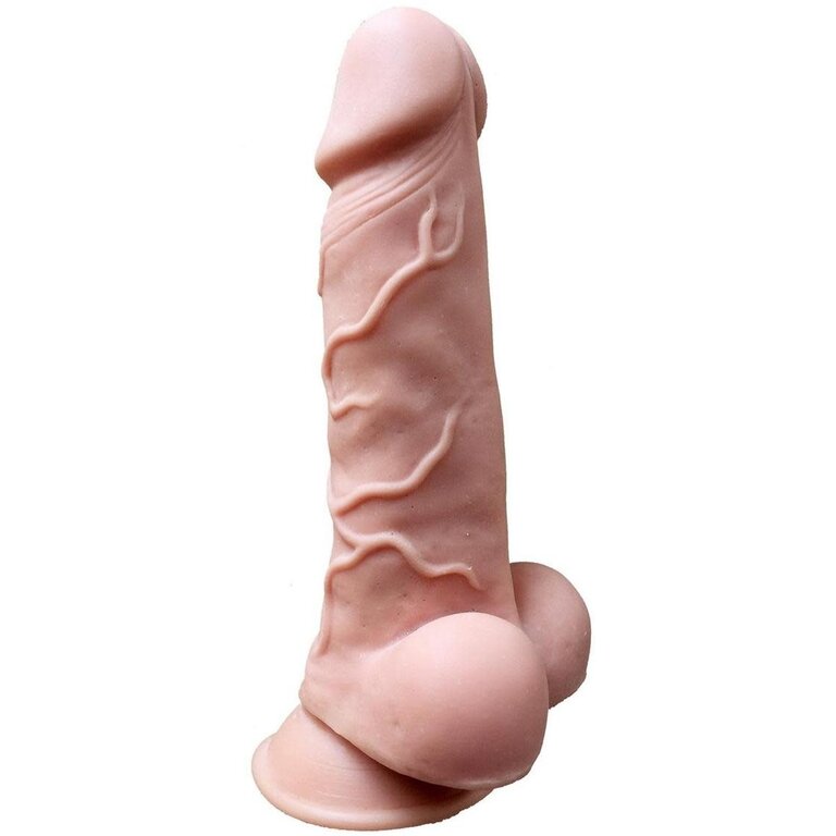 HOTT PRODUCTS SKINSATIONS PENETRATOR DILDO 7IN VNL