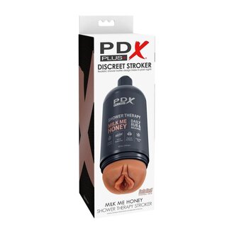 PIPEDREAM PDX Plus Shower Therapy Milk Me Honey Discreet Stroker - Caramel