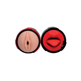 XR BRANDS LOVEBOTZ FLICKING TONGUE MASTURBATOR