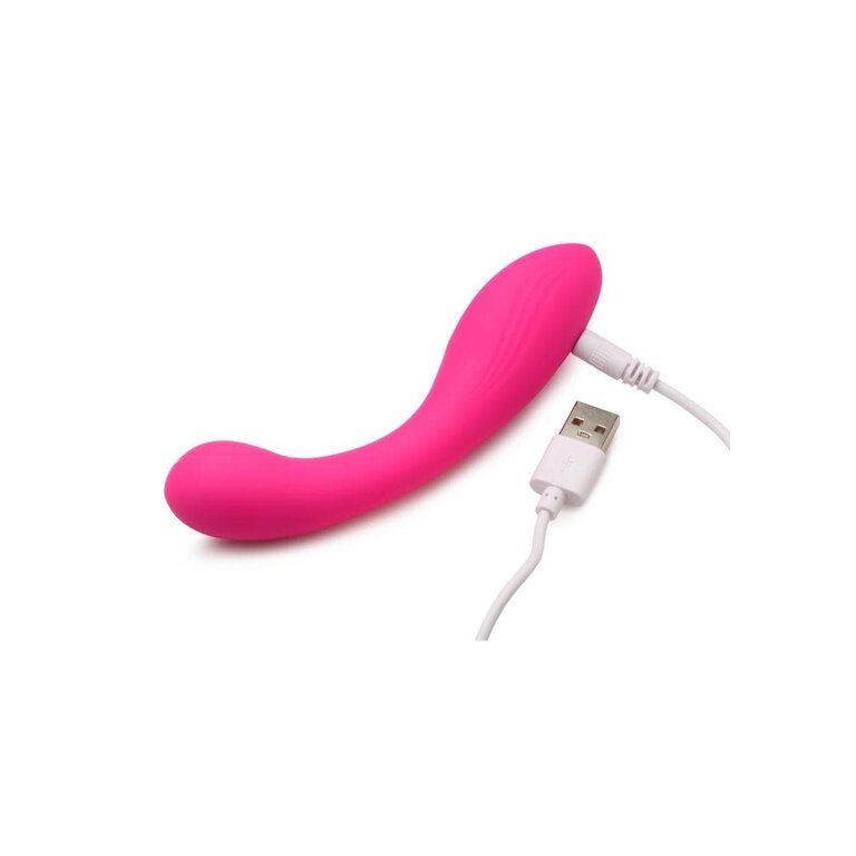 XR BRANDS Bang! G-Spot Rechargeable Silicone Vibrator - Pink