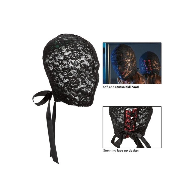 CALIFORNIA EXOTIC SCANDAL CORSET LACE HOOD