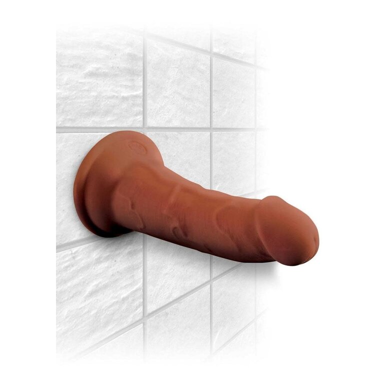 PIPEDREAM KING COCK PLUS TRIPLE DENSITY DILTO 6IN CHOCO
