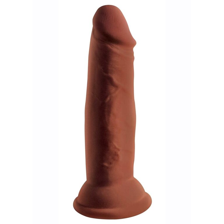 PIPEDREAM KING COCK PLUS TRIPLE DENSITY DILTO 6IN CHOCO
