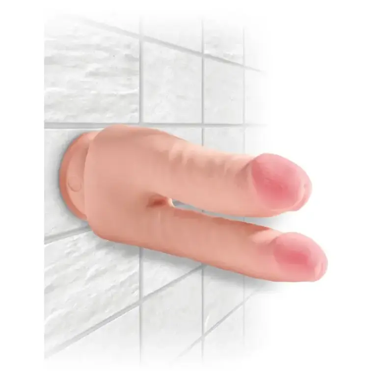 PIPEDREAM KING COCK PLUS TRIPLE DENSITY DOUBLE PENETRATOR 9.5IN VNL