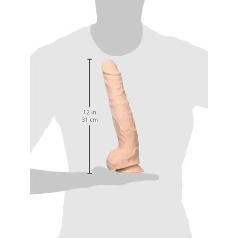 HOTT PRODUCTS Vanilla SKINSATIONS COCKSAURUS DILDO 11IN VNL