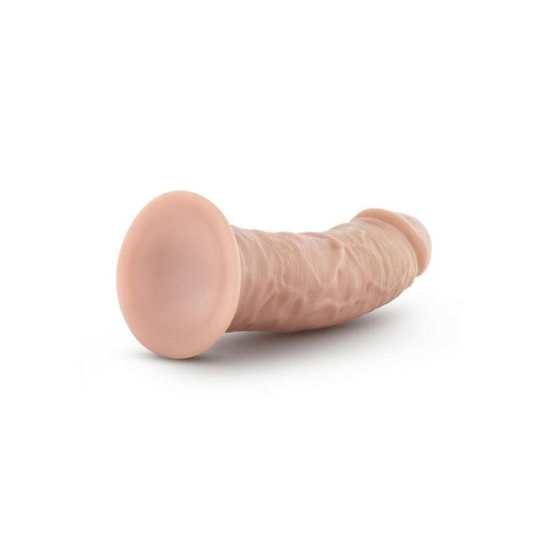 BLUSH NOVELTIES DR SKIN GLIDE 8IN SELF LUBRICATING DILDO VANILLA