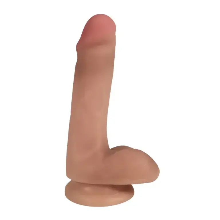 EASY RIDERS EASY RIDERS 6" SLIM BIOSKIN DONG W/ BALLS - VANILLA