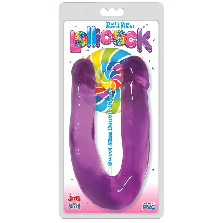 LOLLICOCK LOLLICOCK SWEET SLIM DOUBLE DIPPER - GRAPE ICE