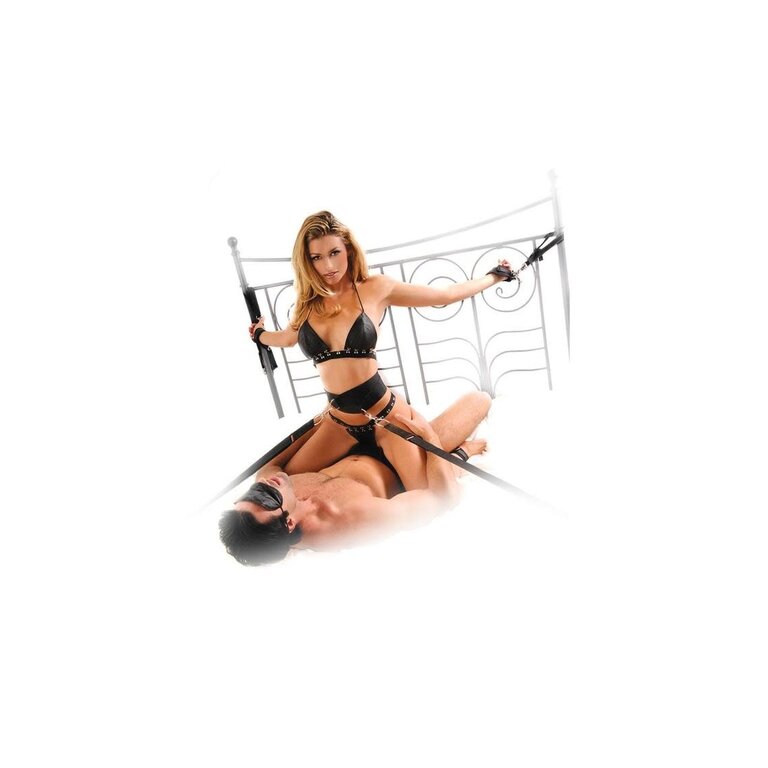 PIPEDREAM FFS BONDAGE BELT RESTRAINT SYSTEM - BLACK
