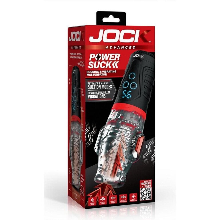 JOCK JOCK POWER SUCKING & VIBRATING MOUTH MASTURBATOR