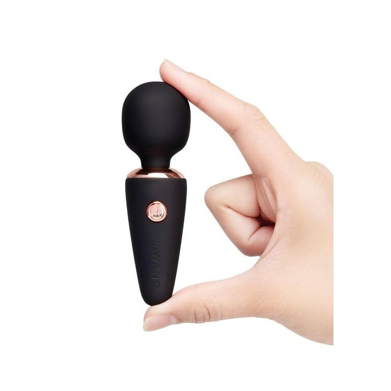 LE WAND LE WANT MINI VIBE SILICONE MICRO WAND - BLK