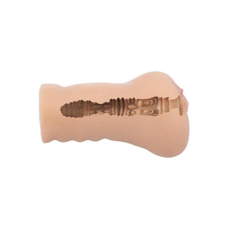 CALIFORNIA EXOTIC STROKE IT LIQUID SILICONE JUICY PUSSY IVORY