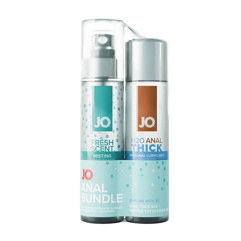 SYSTEM JO JO BUNDLE ANAL THICK 4OZ + MISTING TOY CLEANER
