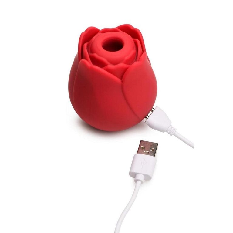XR BRANDS BLOOMGASM CYBER ROSE STIMULATOR SUCTION RED