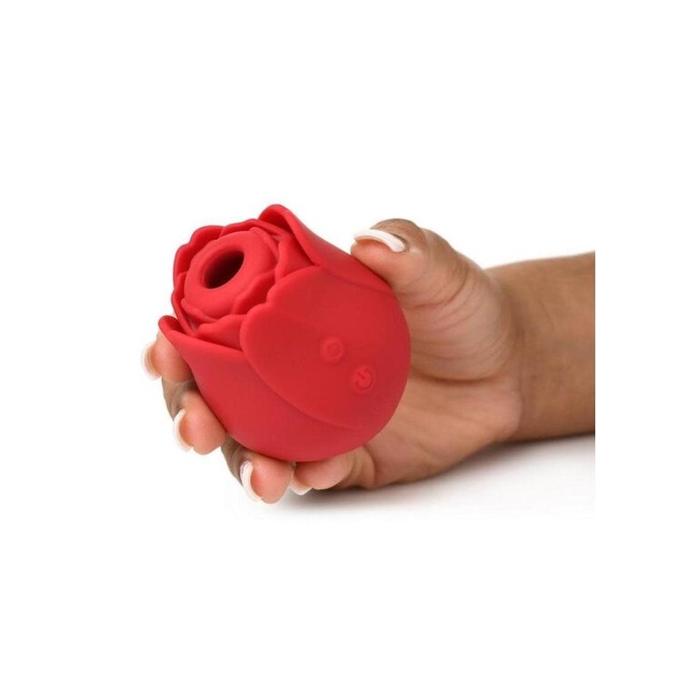 XR BRANDS BLOOMGASM CYBER ROSE STIMULATOR SUCTION RED
