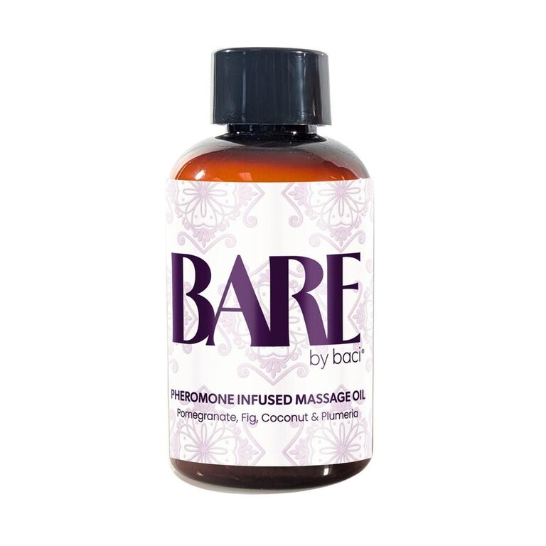 BACI BACI BARE MASSAGE OIL- 4OZ POMERGRANATE