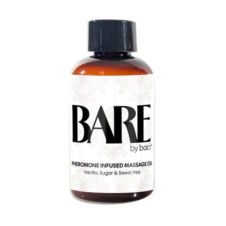 BACI BACI BARE MASSAGE OIL- 4OZ VANILLA