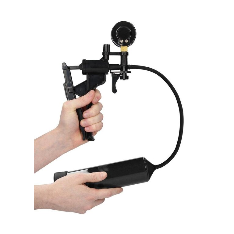 SHOTS AMERICA PUMPED ELITE BEGINNER PUMP W/ PSI GAUGE BLACK