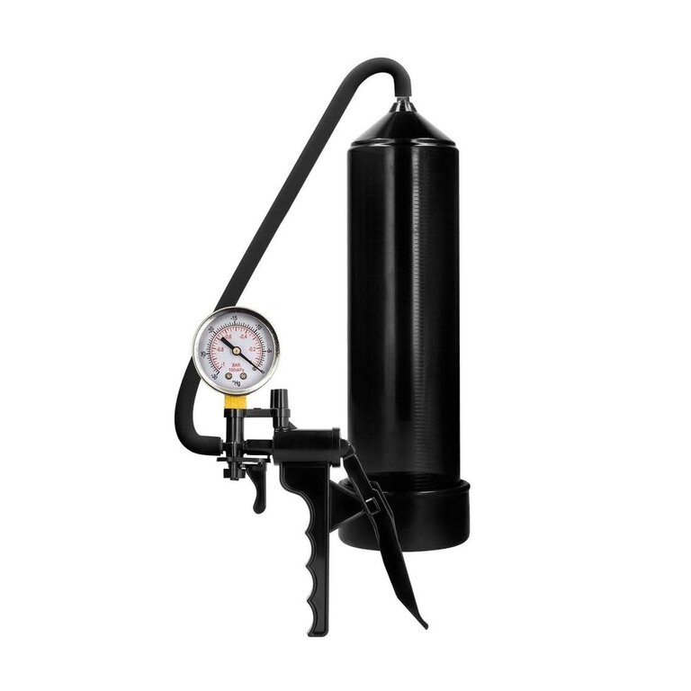 SHOTS AMERICA PUMPED ELITE BEGINNER PUMP W/ PSI GAUGE BLACK