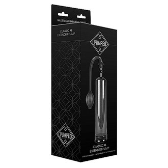 SHOTS AMERICA PUMPED CLASSIC XL EXTENDER PUMP BLACK