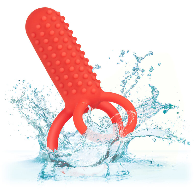CALIFORNIA EXOTIC SILICONE RECHARGEABLE VERTICAL DUAL ENHANCER