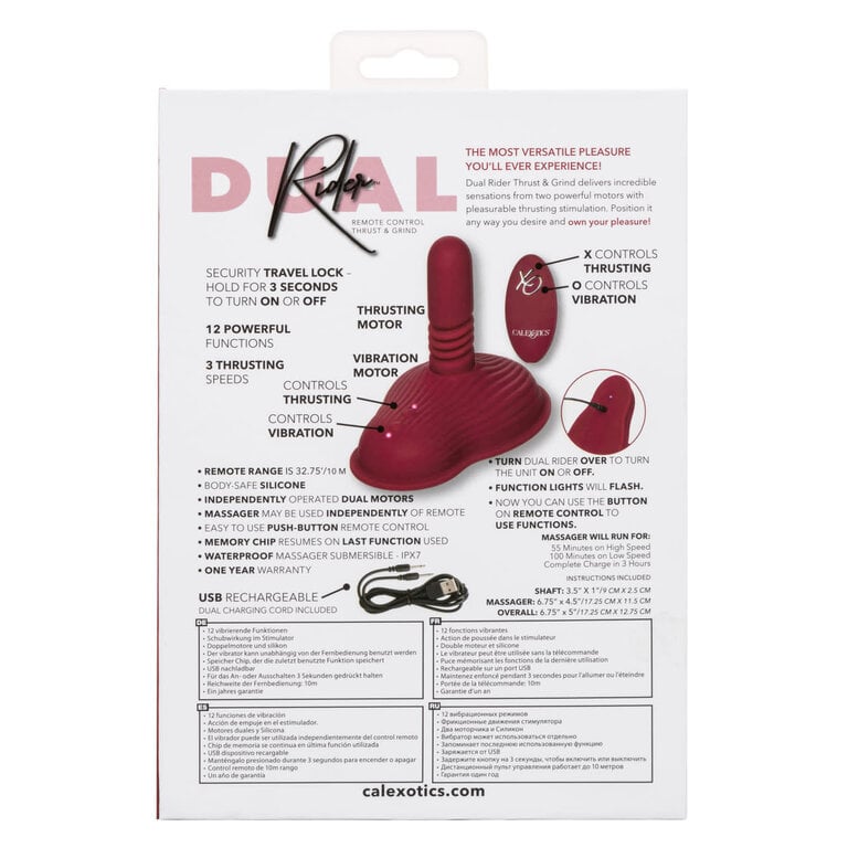 CALIFORNIA EXOTIC DUAL RIDER REMOTE CONTROL THRUST & GRIND