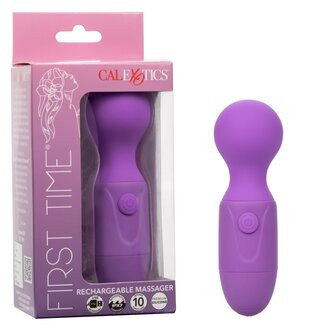 CALIFORNIA EXOTIC FIRST TIME MASSAGER PURPLE RECHARGEABLE