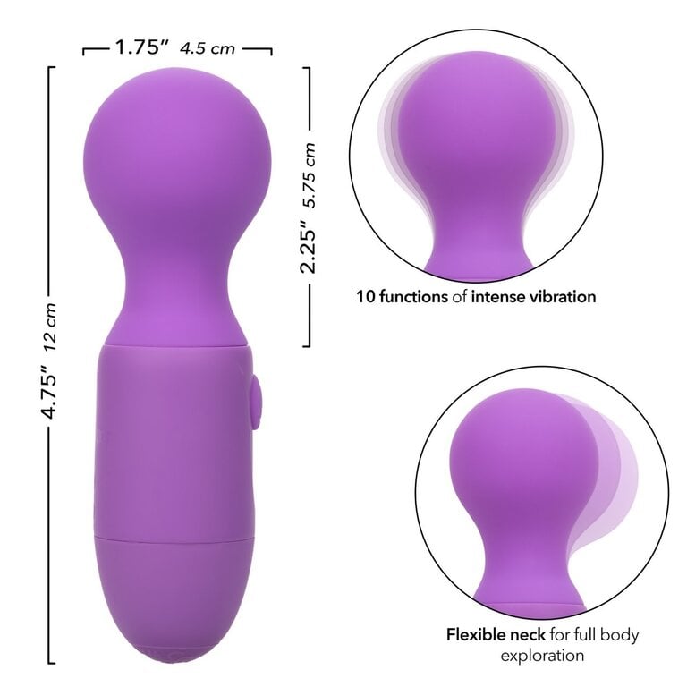 CALIFORNIA EXOTIC FIRST TIME MASSAGER PURPLE RECHARGEABLE