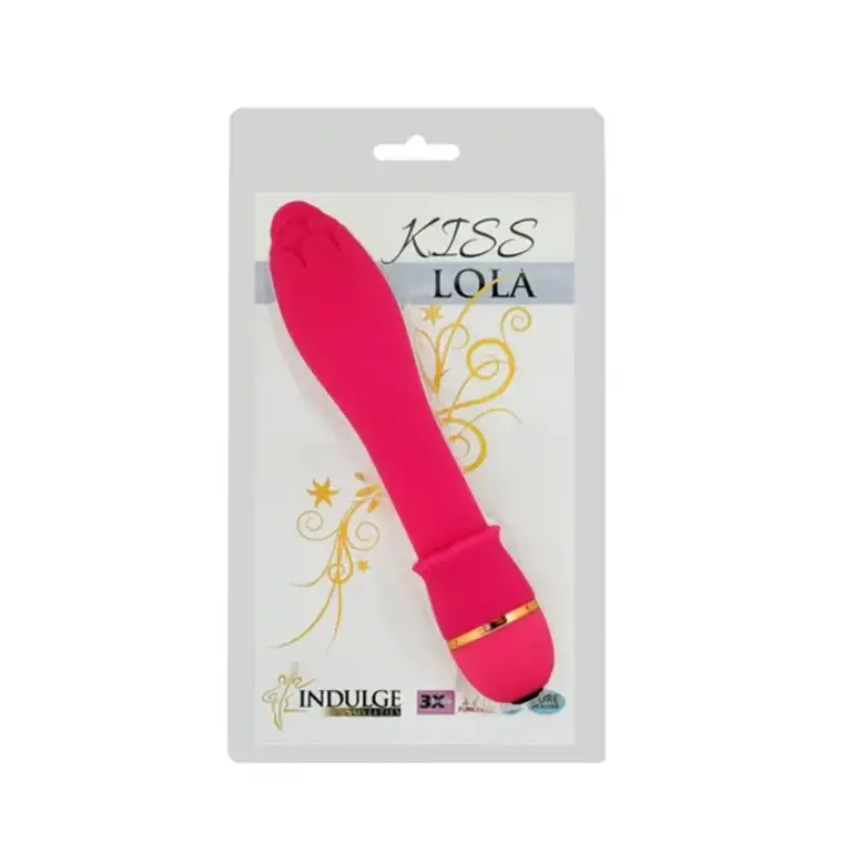 INDULGE TOYS KISS LOLA VIBRATOR - PINK