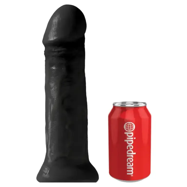 PIPEDREAM KING COCK 11" COCK - BLACK