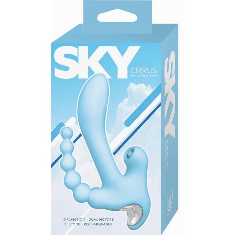 NASS TOYS SKY CIRRUS THREE WAY VIBRATOR