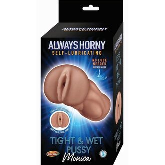 NASS TOYS ALWAYS HORNY SELF-LUBRICATING MONICA - CARAMEL