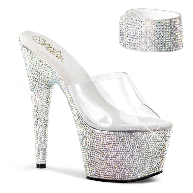 PLEASER SHOES Bejeweled-712RS 7" HEEL
