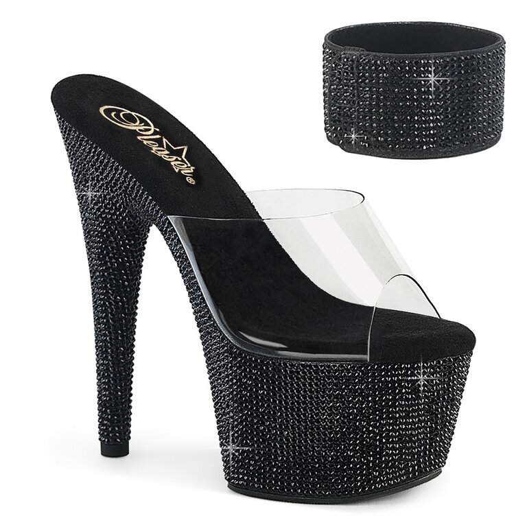 PLEASER SHOES Bejeweled-712RS 7" HEEL