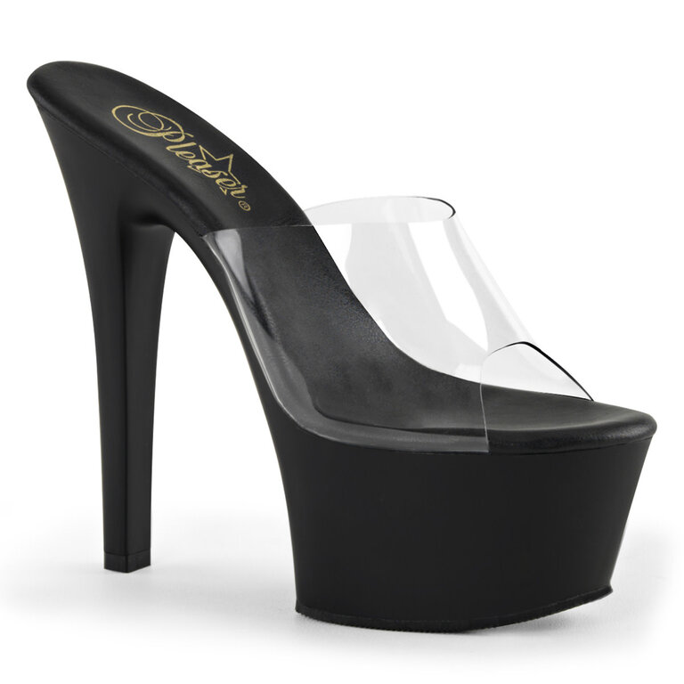 PLEASER SHOES 6” HEEL PLATFORM SLIDE