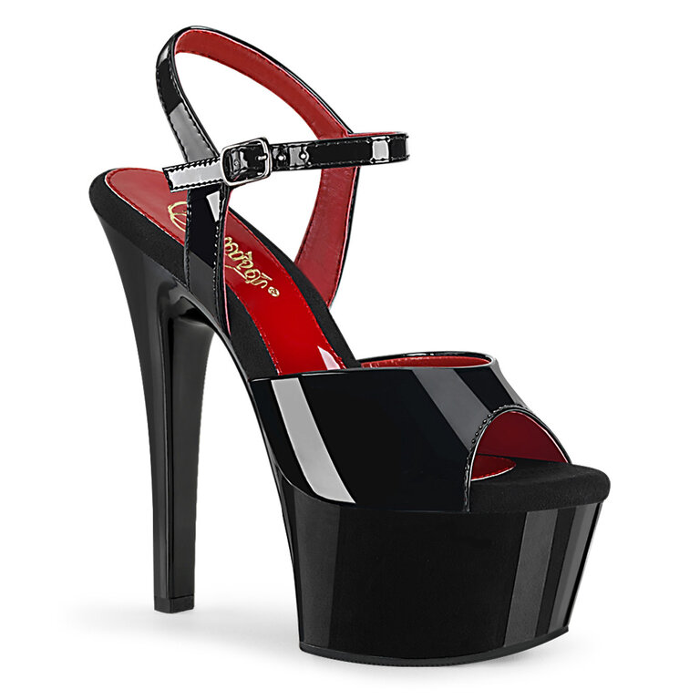 PLEASER SHOES 6" HEEL ANKLE STRAP SANDAL