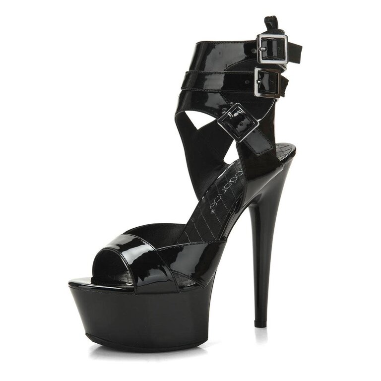 LAPDANCE 6" BELT PLATFORM HEEL