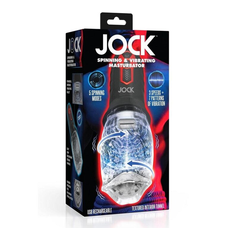 JOCK JOCK SPINNING & VIBRATING MASTURBATOR