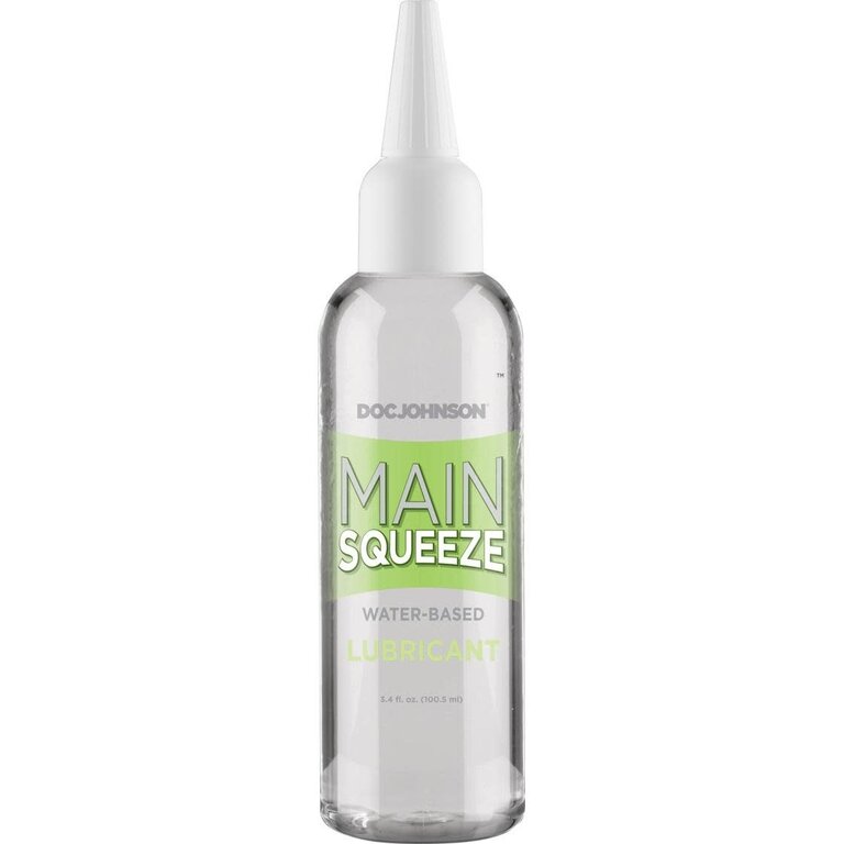 DOC JOHNSON MAIN SQUEEZE WATER BASED LUBRICANT 3.4 OZ