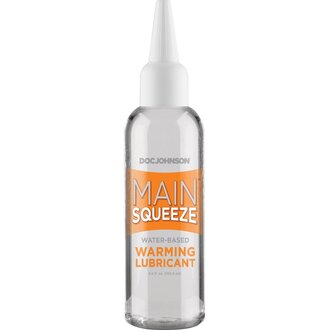 DOC JOHNSON MAIN SQUEEZE WARMING WATER BASED LUBRICANT 3.4 OZ