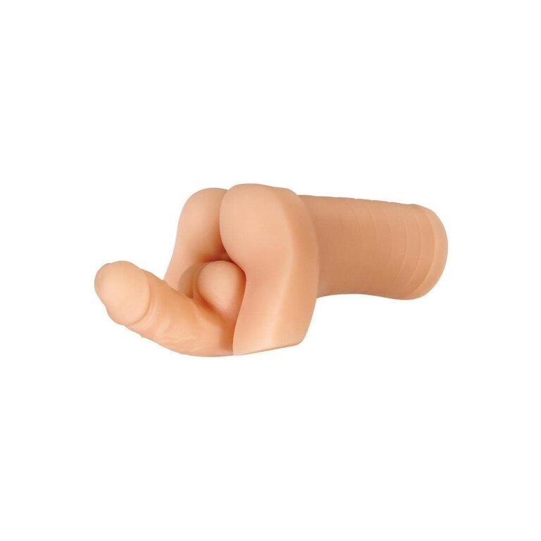EVOLVED NOVELTIES GENDER X BACKDOOR BASH  VIBRATING STROKER