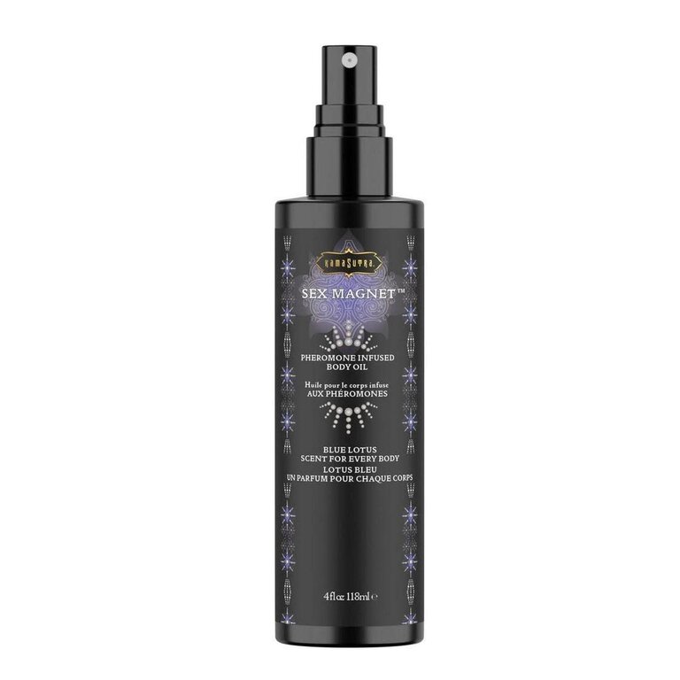 KAMA SUTRA SEX MAGNET PHEROMONE BODY OIL 4 OZ BLUE LOTUS
